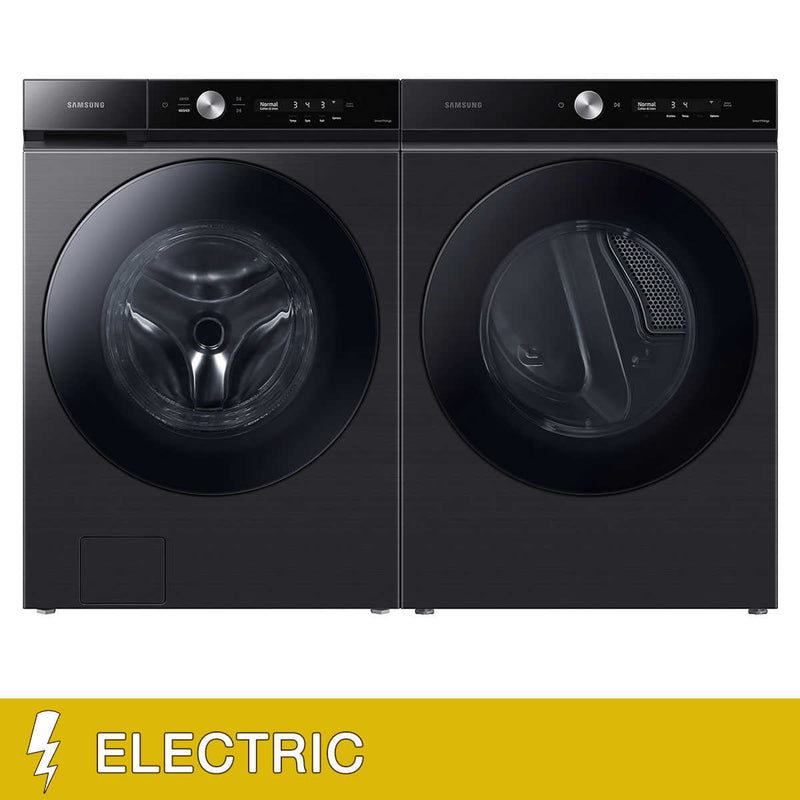 Samsung 5.3 cu. ft. Bespoke Ultra Capacity Front Load Washer with Super Speed Wash and 7.6 cu. ft. Ultra Capacity Dryer with Super Speed Dry