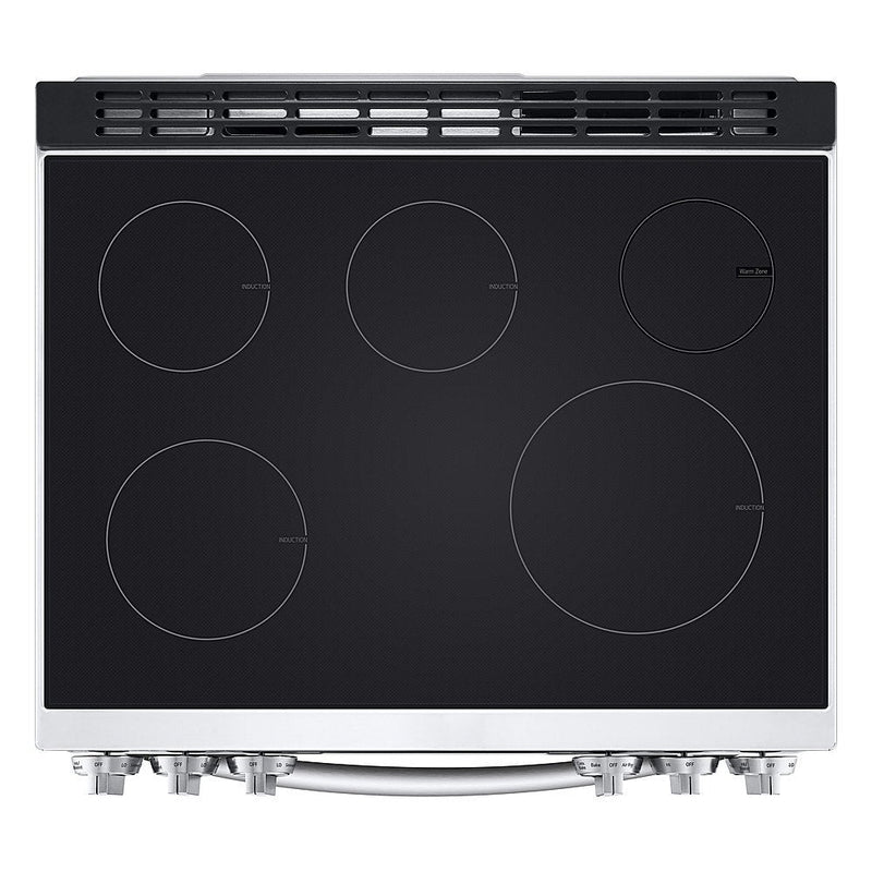 LG 6.3 cu.ft. Smart Induction Slide-in Range with ProBake Convection, Air Fry & Air Sous Vide in PrintProof Stainless Steel