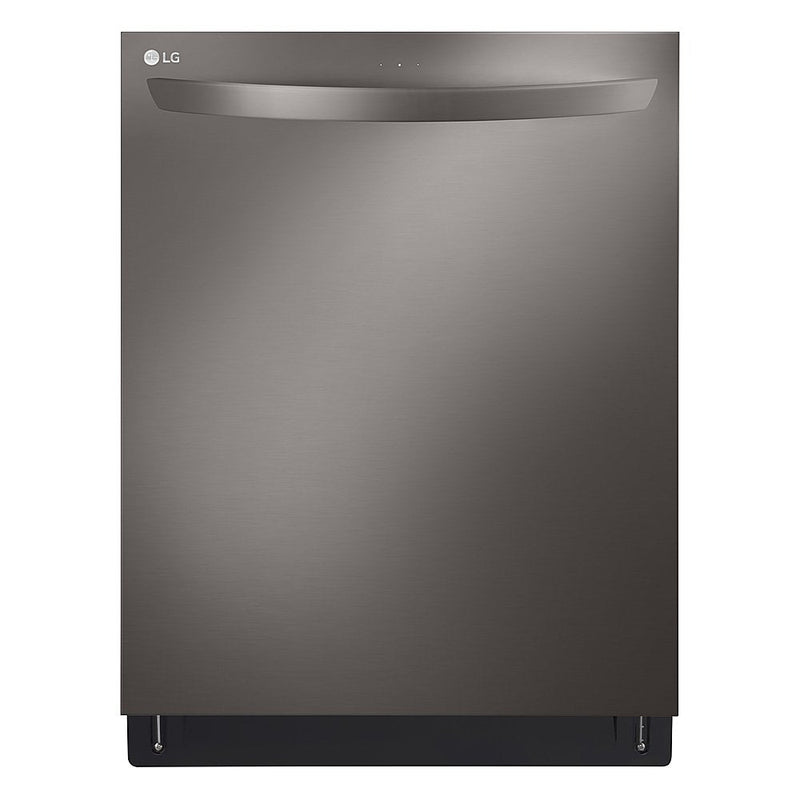 LG 24 in. in PrintProof Black Stainless Steel Top Control Dishwasher with TrueSteam, QuadWash and Dynamic Dry