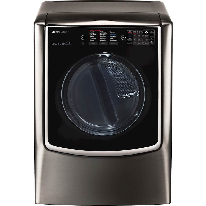 LG - SIGNATURE 9.0 Cu. Ft. Smart Electric Dryer with Steam and Sensor Dry (Never Used)