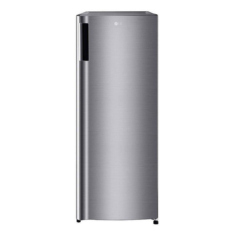 LG 6 cu. ft. Single-Door Refrigerator with Inverter Compressor and Pocket Handle in Sleek Platinum Silver