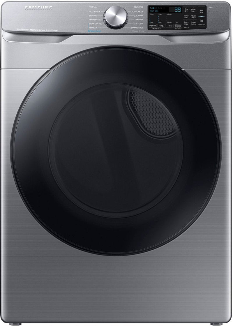 Samsung 7.5 cu. ft. Smart Stackable Vented Electric Dryer with Steam Sanitize+