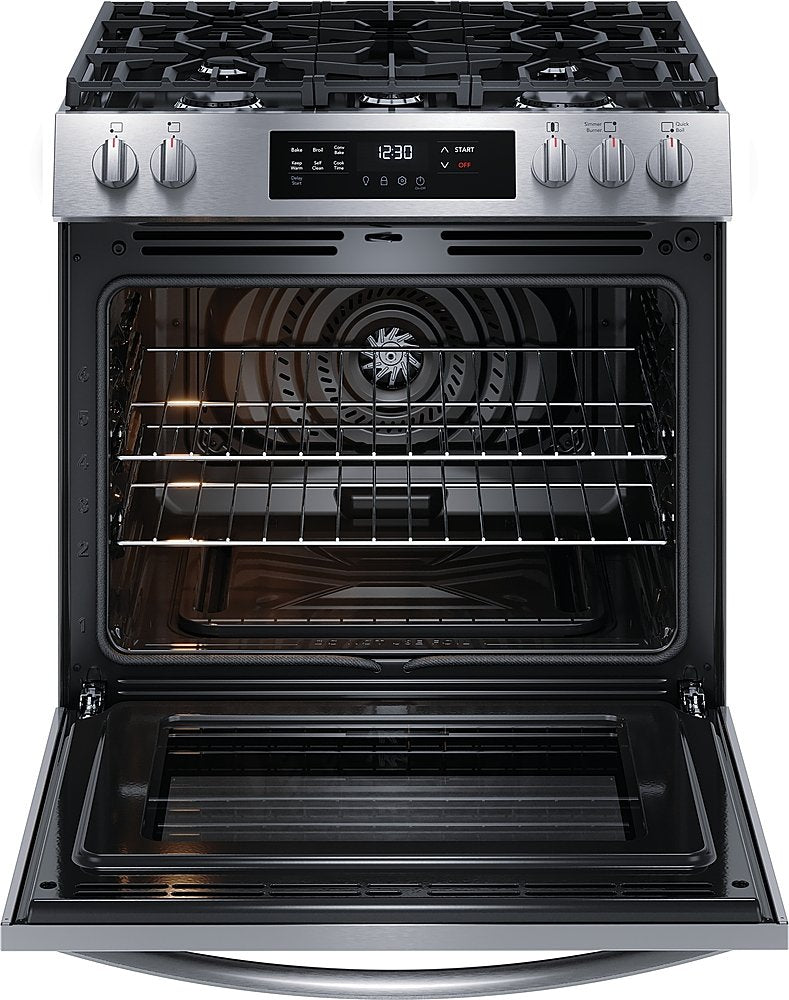 Frigidaire 30" 5 Burner Slide-In Gas Range w/ Convection