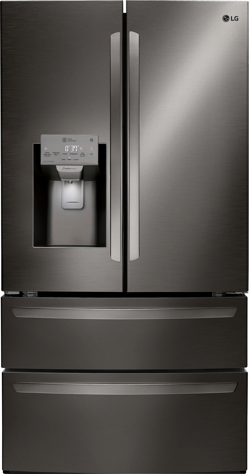 28 Cu. Ft. 4-Door French Door Smart Wi-Fi Enabled Refrigerator PrintProof