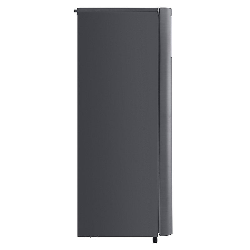 LG 6 cu. ft. Single-Door Refrigerator with Inverter Compressor and Pocket Handle in Sleek Platinum Silver