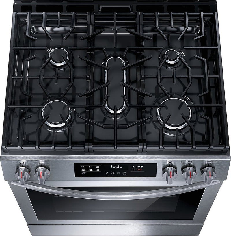 Frigidaire 30" 5 Burner Slide-In Gas Range w/ Convection