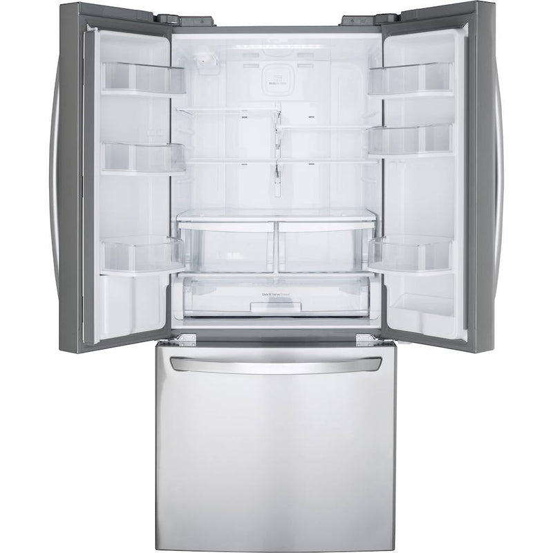 22 Cu. Ft. French Door Refrigerator - Stainless steel