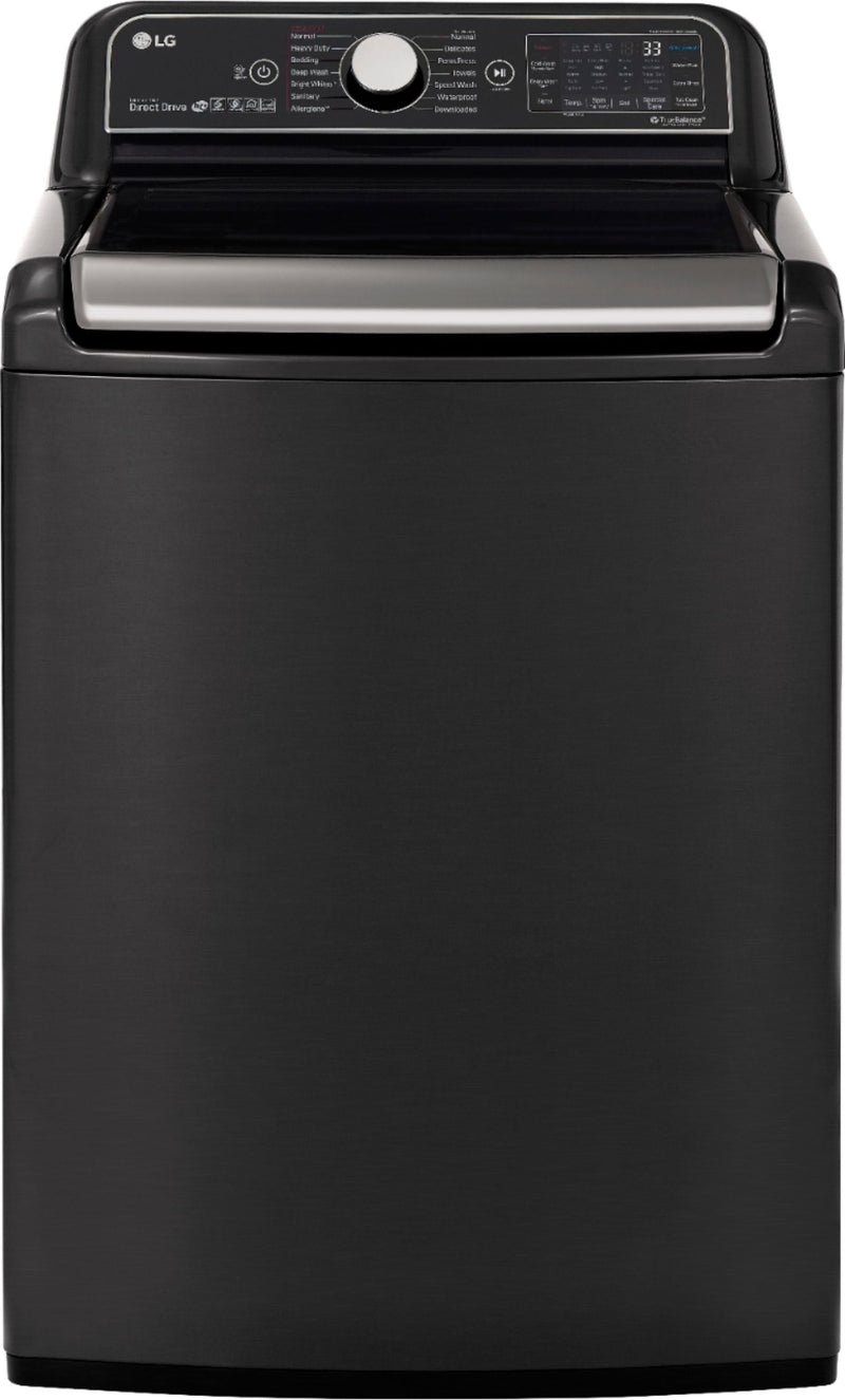 LG 5.5 cu. ft. Top Load Washer with Allergiene Cycle and 7.3 cu. ft. Dryer with TurboSteam