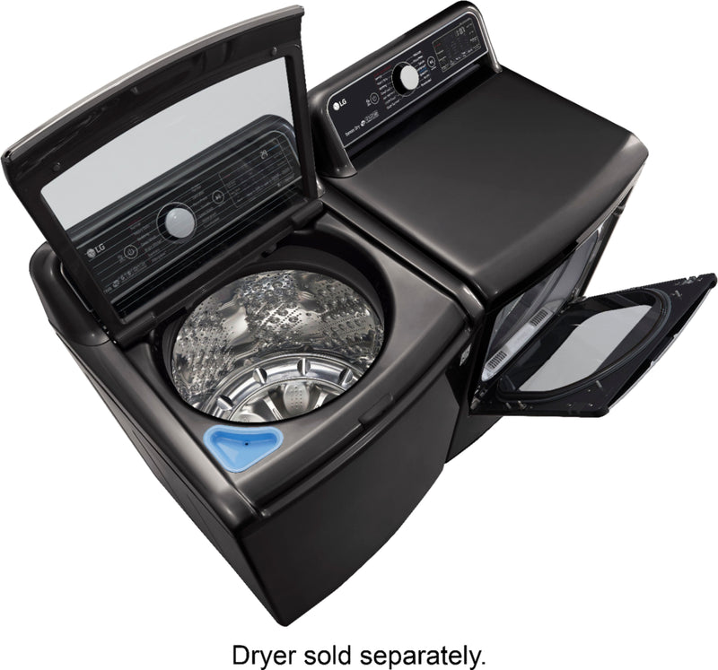 LG 5.5 cu. ft. Top Load Washer with Allergiene Cycle and 7.3 cu. ft. Dryer with TurboSteam