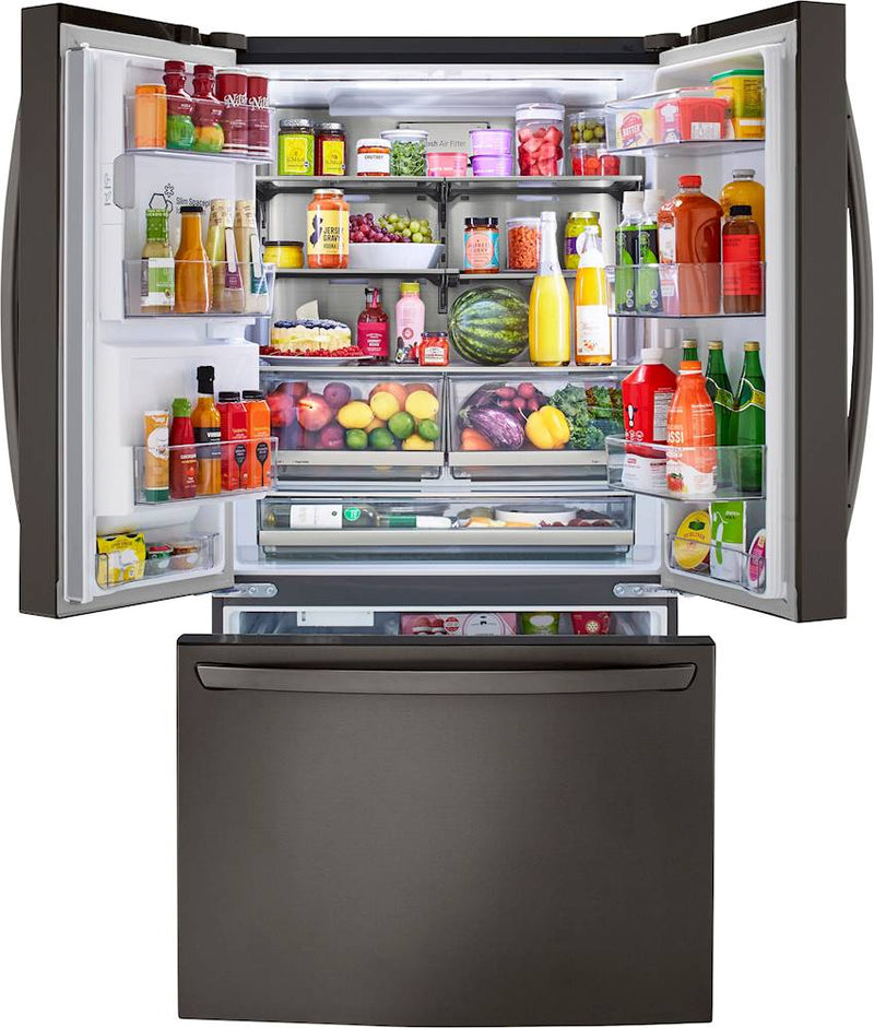 Clearance LG 24 Cu. Ft. French Door Counter-Depth Smart Refrigerator with Craft Ice