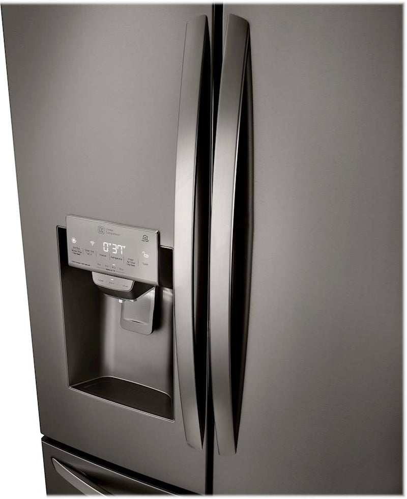 Clearance LG 24 Cu. Ft. French Door Counter-Depth Smart Refrigerator with Craft Ice