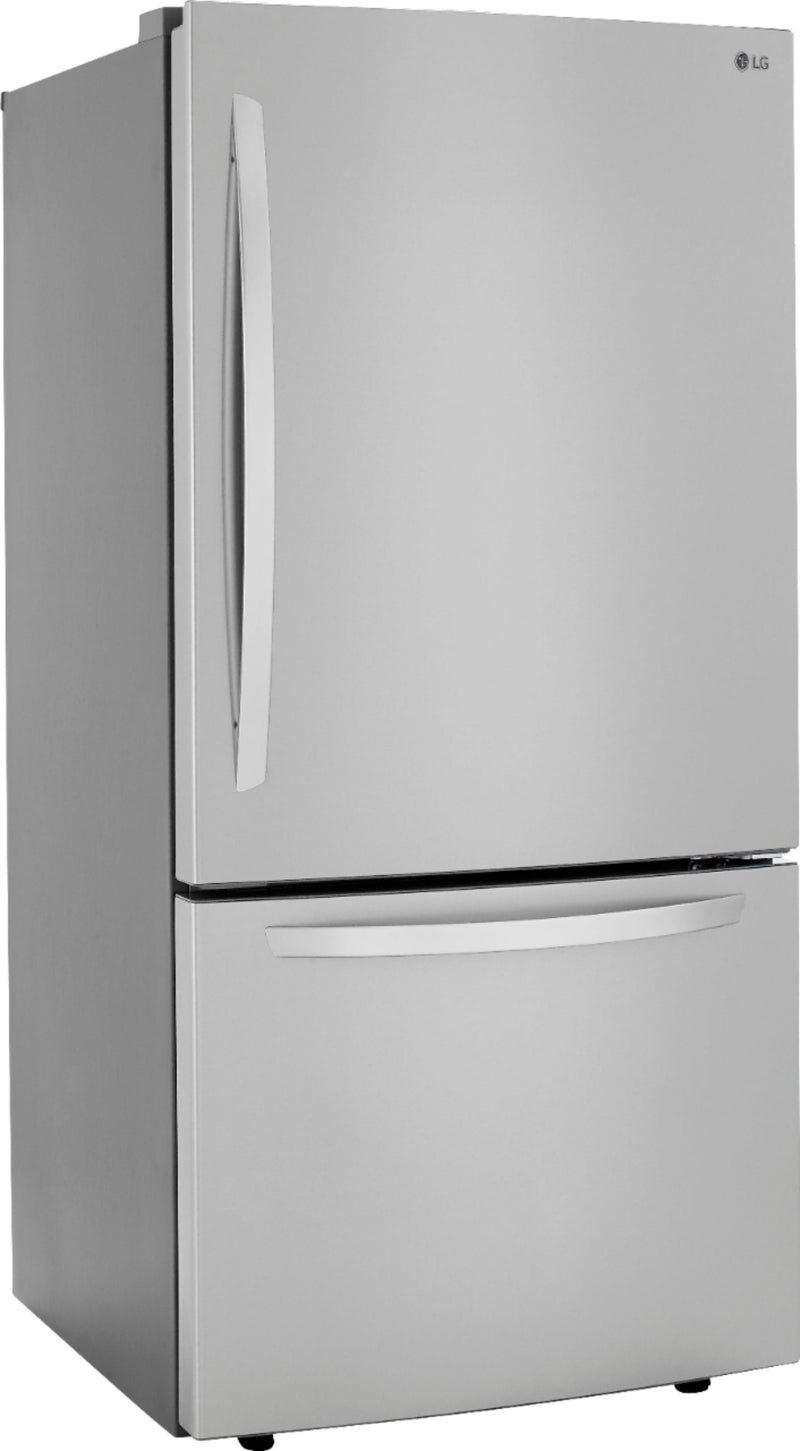 Clearance Never Used LG 26 Cu. Ft. Bottom-Freezer Refrigerator with Ice Maker - Stainless steel