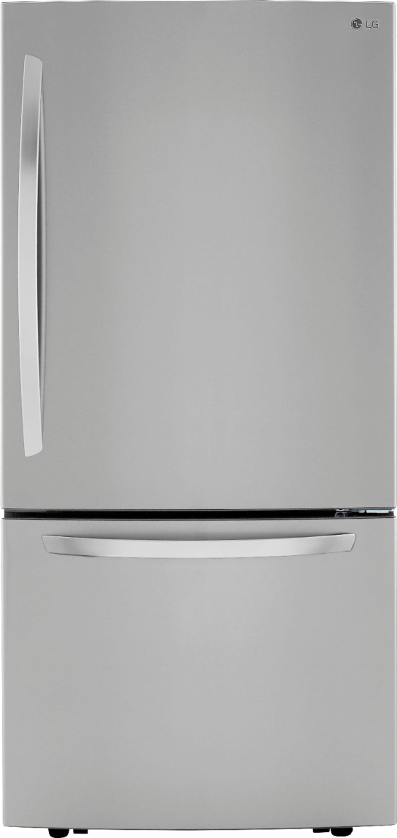 Clearance Never Used LG 26 Cu. Ft. Bottom-Freezer Refrigerator with Ice Maker - Stainless steel