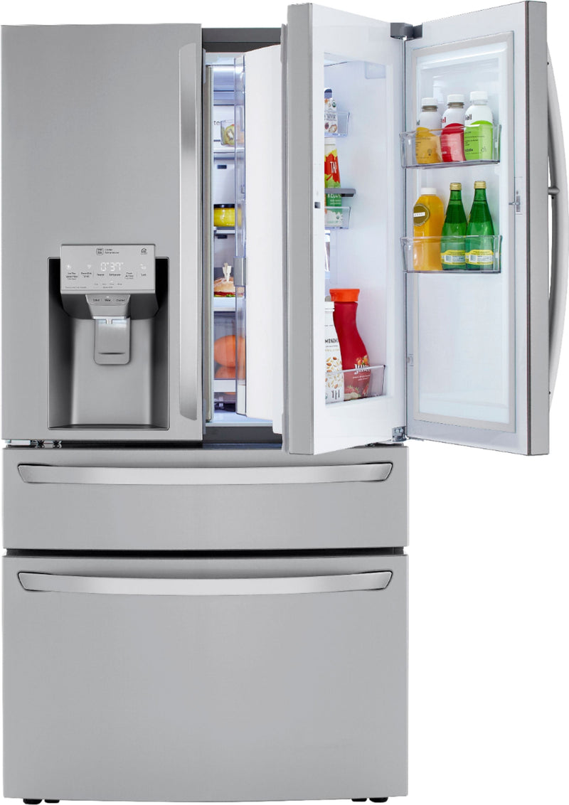 23 Cu. Ft. 4-Door French Door Counter-Depth Refrigerator with Door-in-Door and Craft Ice