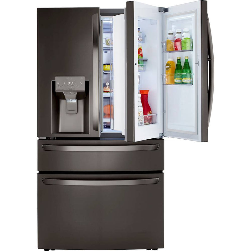 23 Cu. Ft. 4-Door French Door Counter-Depth Refrigerator with Door-in-Door and Craft Ice