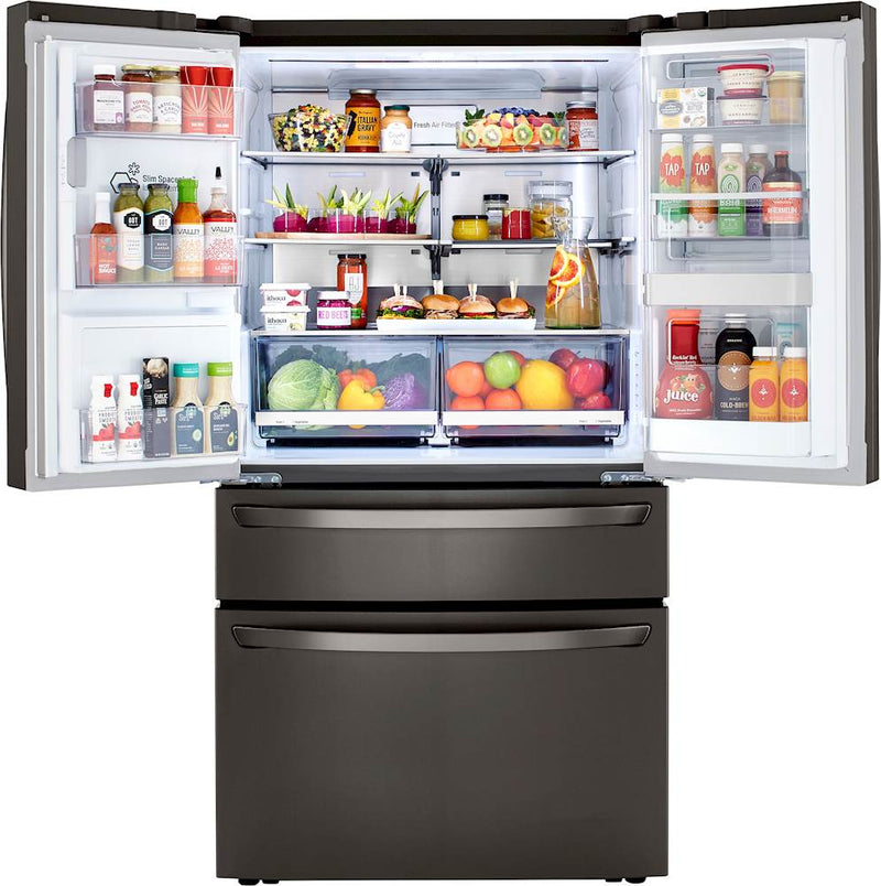 23 Cu. Ft. 4-Door French Door Counter-Depth Refrigerator with Door-in-Door and Craft Ice