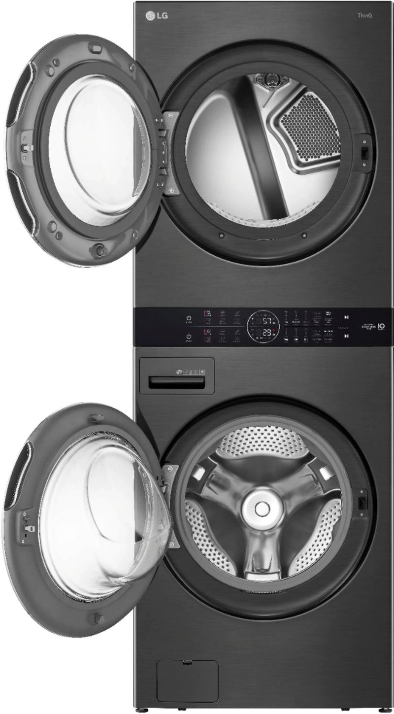 4.5 Cu. Ft. HE Smart Front Load Washer and 7.4 Cu. Ft. Electric Dryer WashTower with Steam and Built-In Intelligence