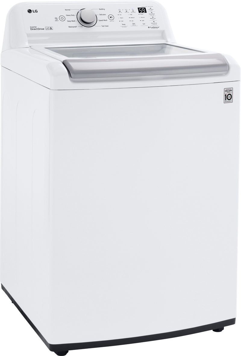 LG 5.0 cu. ft. Top Load Washer with TurboDrum Technology and 7.3 cu. ft. ELECTRIC Dryer with LoDecibel Quiet Operation (Never Used)