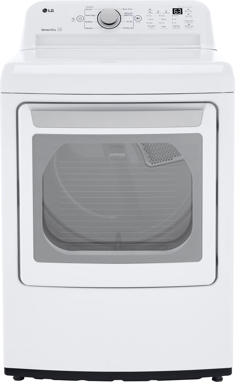 7.3 Cu Ft Electric Dryer with Sensor Dry - White