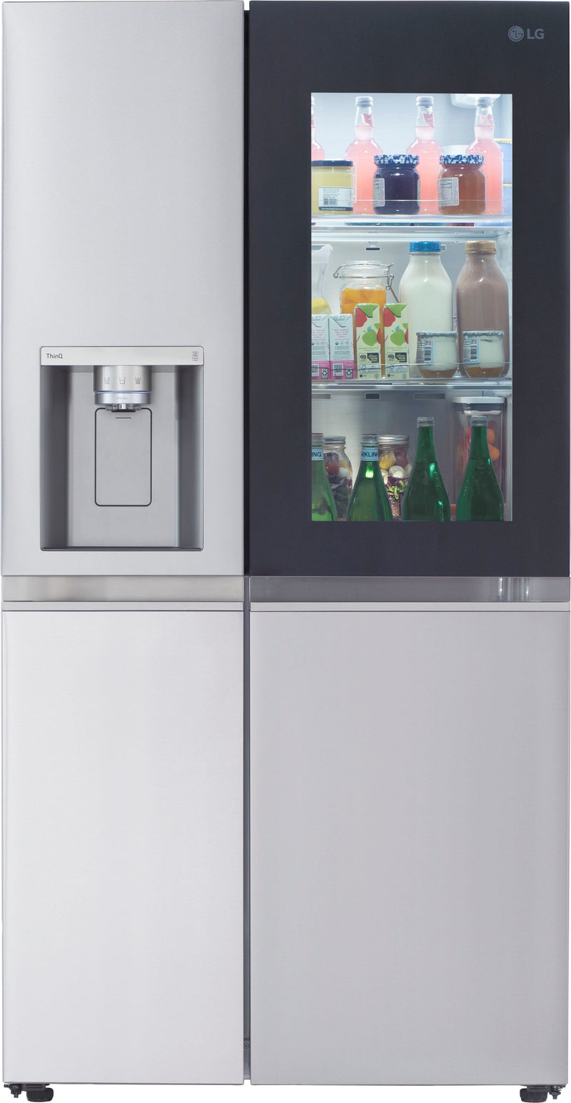 27 Cu. Ft. Side-by-Side Smart Refrigerator with Door in Door Craft Ice and InstaView