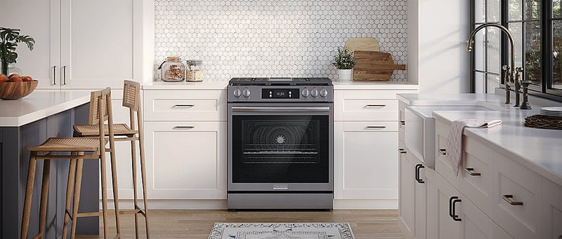 Frigidaire Gallery 30" 6.0 Cu. Ft. Slide-In Gas Range w/ Total Convection and Air Fry