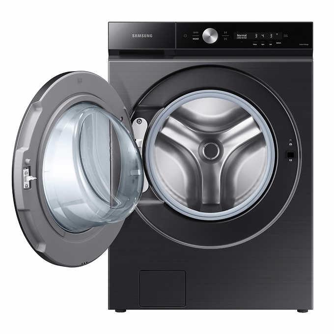 Samsung 5.3 cu. ft. Bespoke Ultra Capacity Front Load Washer with Super Speed Wash and 7.6 cu. ft. Ultra Capacity Dryer with Super Speed Dry