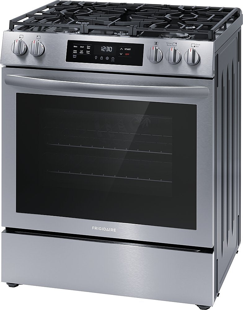 Frigidaire 30" 5 Burner Slide-In Gas Range w/ Convection