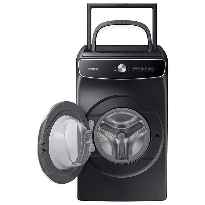 Samsung 6.0 cu. ft. FlexWash Washer and 7.5 cu. ft. ELECTRIC OR GAS FlexDry Dryer with Multi-Steam Technology