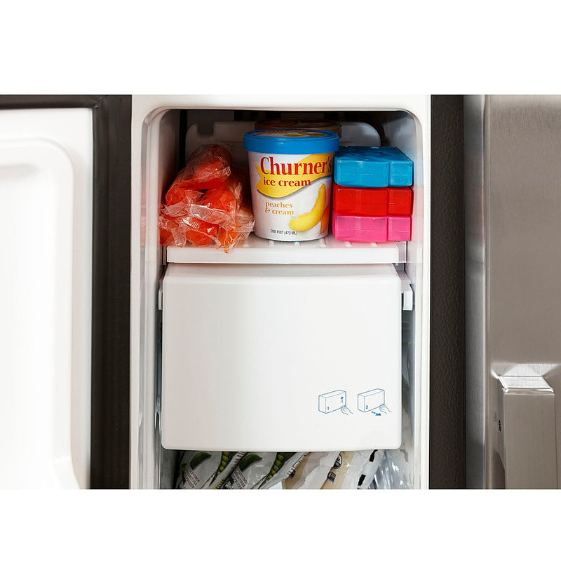 GE - 23.0 Cu. Ft. Side-By-Side Refrigerator