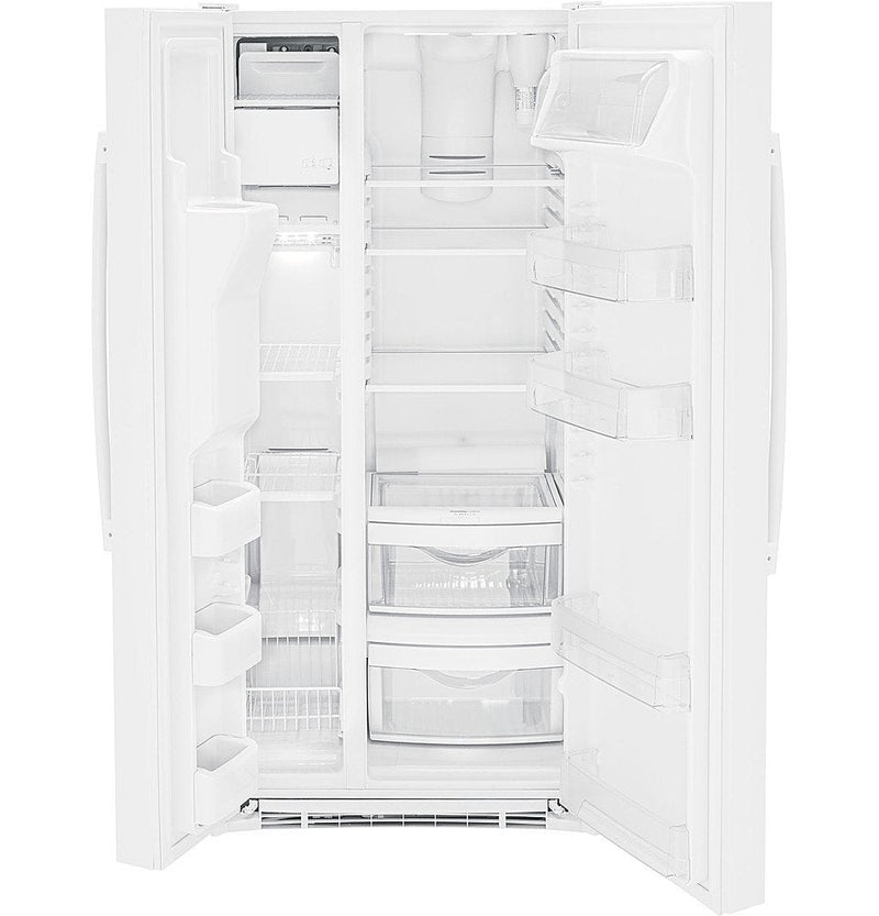 GE - 23.0 Cu. Ft. Side-By-Side Refrigerator