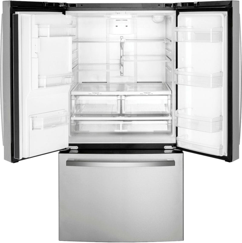 GE - ENERGY STAR® 25.7 Cu. Ft. Fingerprint Resistant French-Door Refrigerator