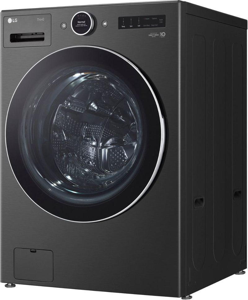 LG - 5.0 cu. ft. Mega Capacity Smart Front Load Washer with AI DD® 2.0 Built-In Intelligence & TurboWash® 360°