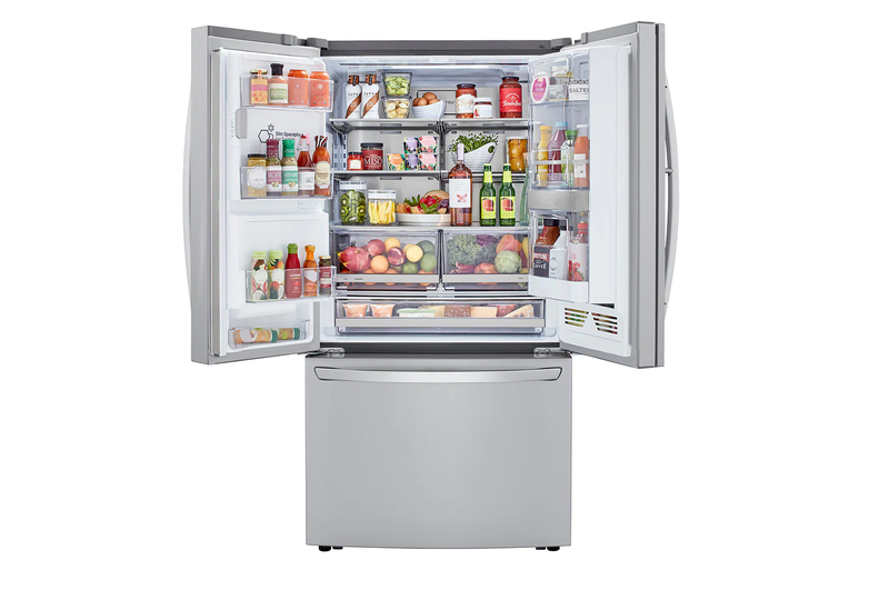 30 cu. ft. French Door Smart Refrigerator, Door-In-Door, Dual Ice Makers with Craft Ice, PrintProof Stainless Steel