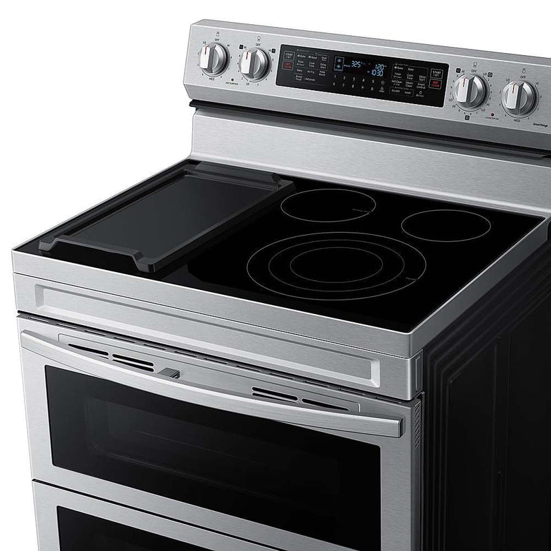 Samsung 6.3 cu. ft. Smart Freestanding Electric Range with Flex Duo™, No-Preheat Air Fry & Griddle