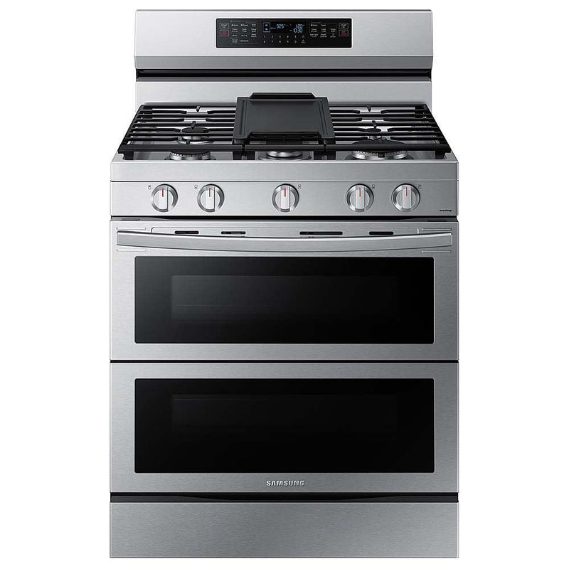 Samsung 6.0 cu. ft. Smart Freestanding Gas Range with Flex Duo™, Stainless Cooktop & Air Fry